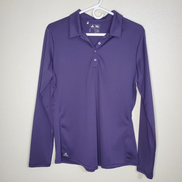 adidas Tops - Adidas Women's Long Sleeve Polo Active Shirt Large